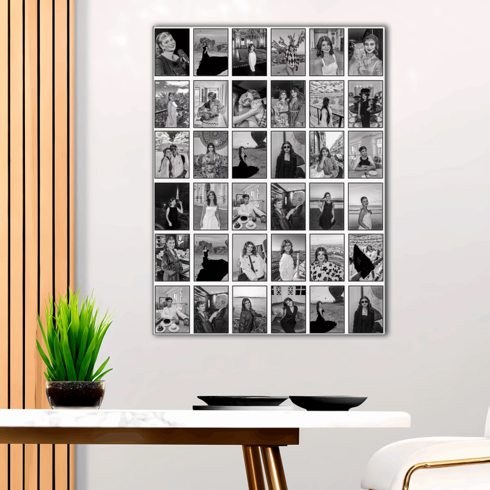 Tableau photo personnalisé Noir et Blanc