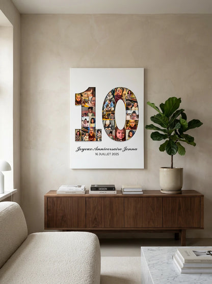 Un tableau personnalisé pour garder les souvenirs de votre enfant