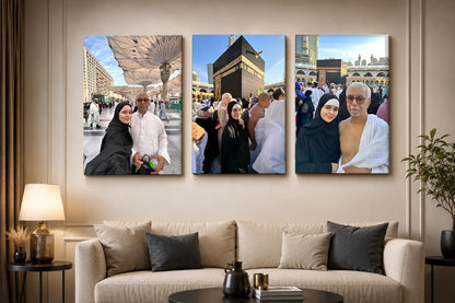 Pack 3 Tableaux Photo Personnalisés – 40×60 cm