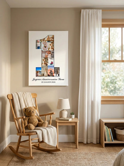 Un tableau personnalisé pour garder les souvenirs de votre enfant