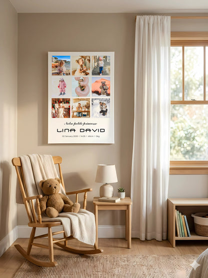 Tableau personnalisé enfant  Galerie ❤️