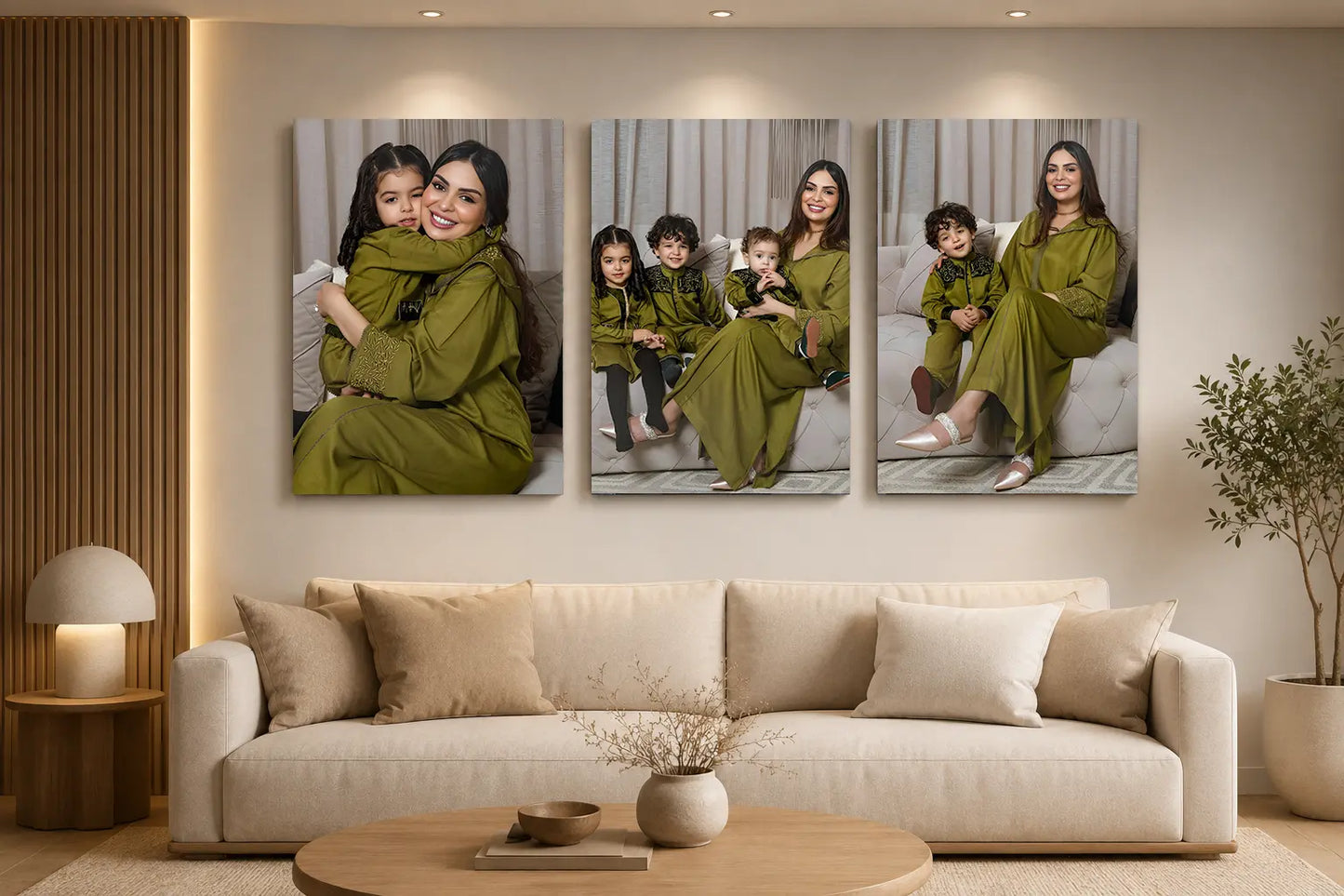 Pack 3 Tableaux Photo Personnalisés – 40×60 cm
