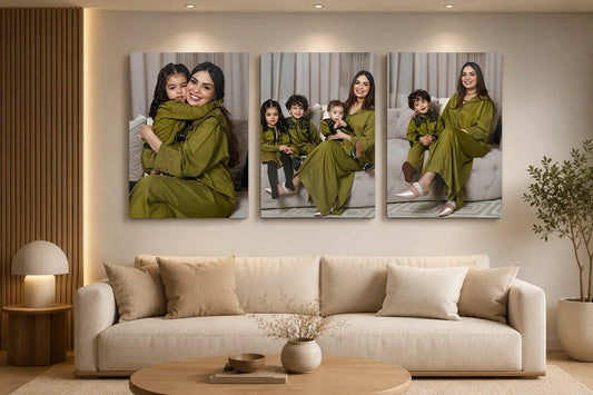 Pack 3 Tableaux Photo Personnalisés – 40×60 cm