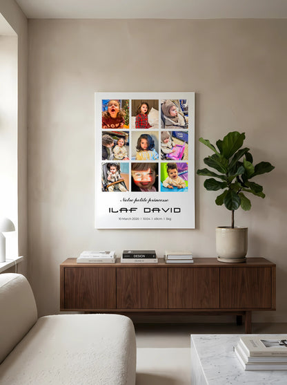 Tableau personnalisé enfant  Galerie ❤️