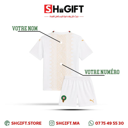 Maillot Maroc Enfant Personnalisé 2026