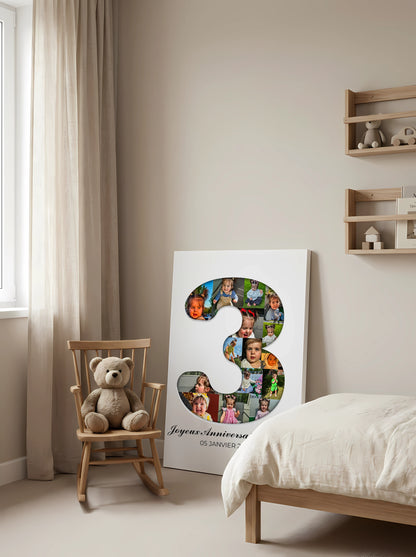 Un tableau personnalisé pour garder les souvenirs de votre enfant