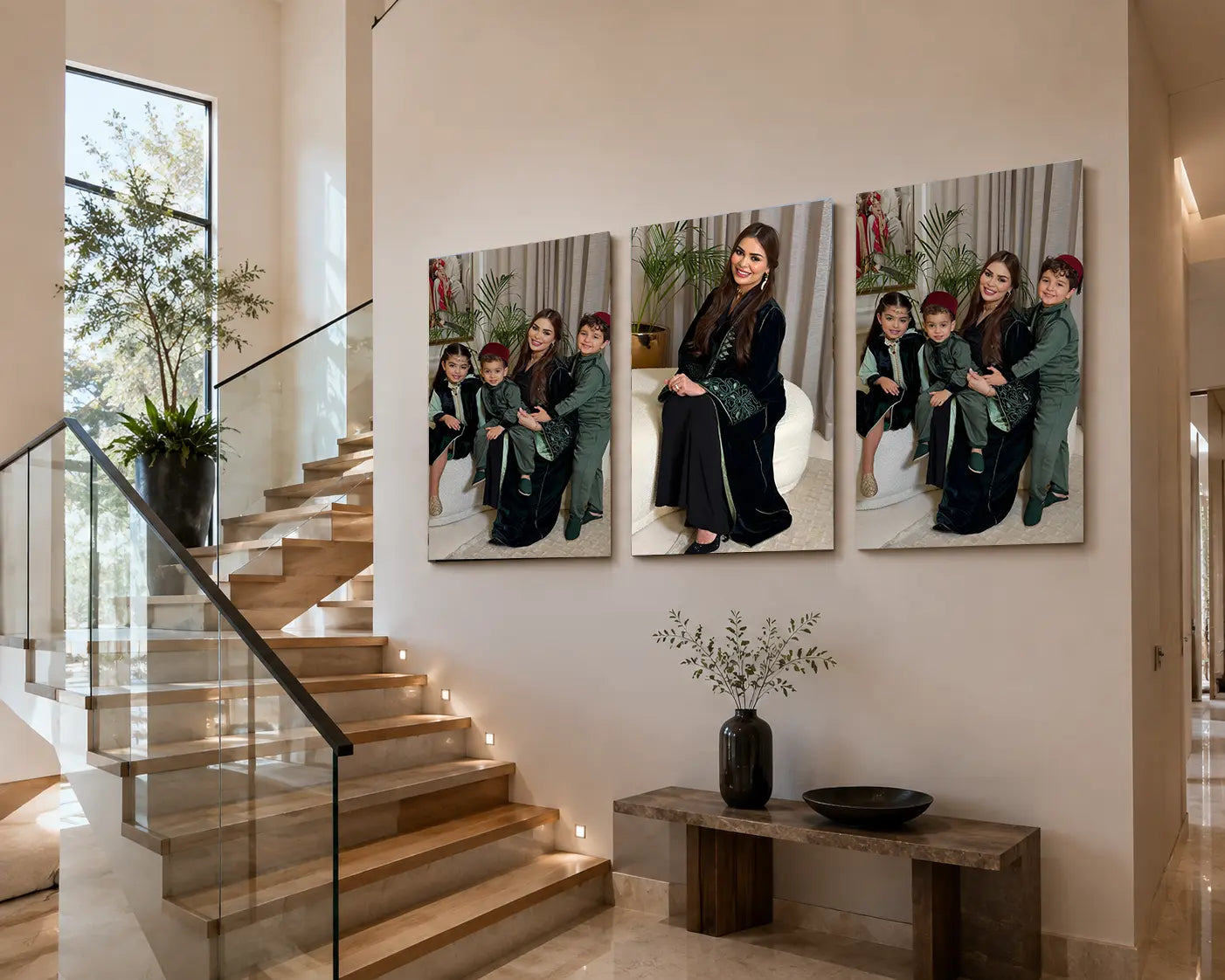 Pack 3 Tableaux Photo Personnalisés – 40×60 cm
