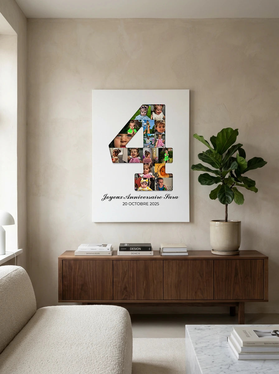 Un tableau personnalisé pour garder les souvenirs de votre enfant