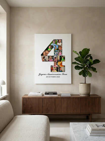 Un tableau personnalisé pour garder les souvenirs de votre enfant
