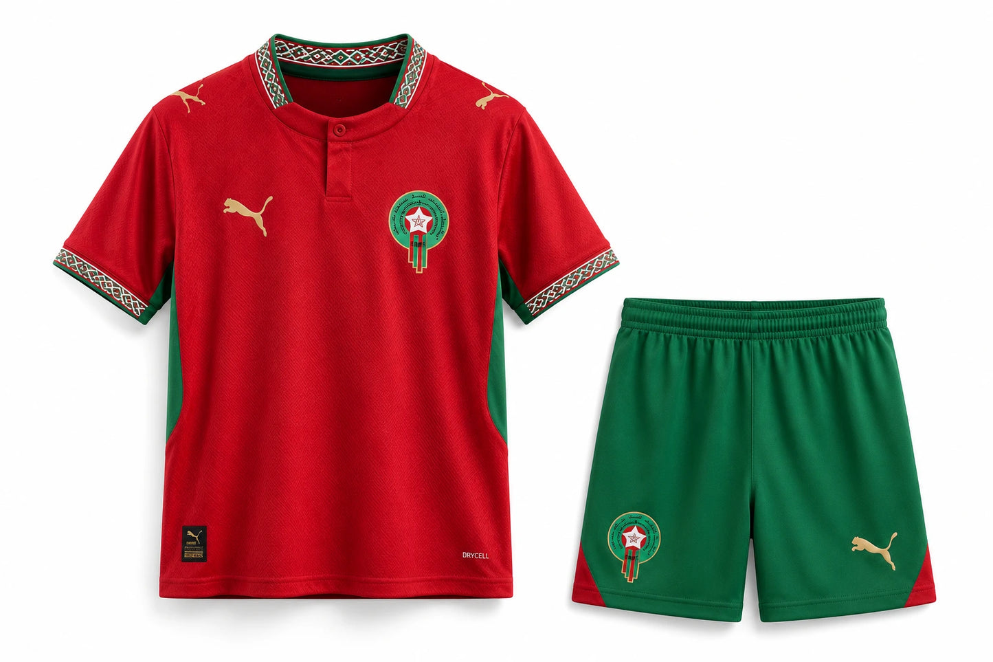Maillot Maroc Enfant Personnalisé 2026