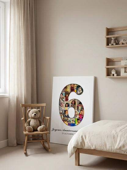 Un tableau personnalisé pour garder les souvenirs de votre enfant