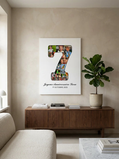 Un tableau personnalisé pour garder les souvenirs de votre enfant