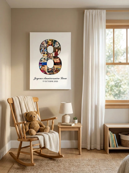 Un tableau personnalisé pour garder les souvenirs de votre enfant
